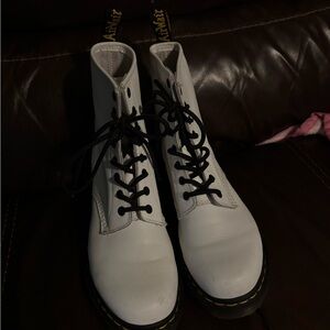 white doc martens
